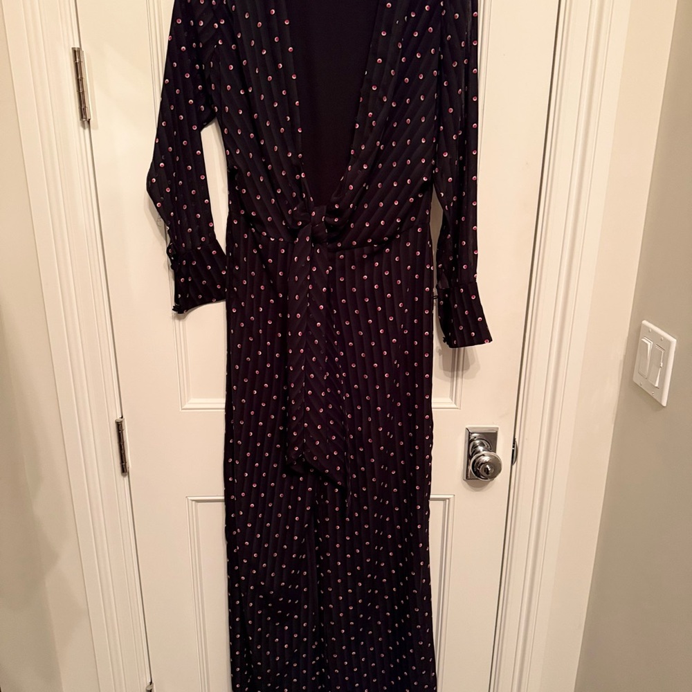 Alexis Polka Dot Long Sleeve jumpsuit
